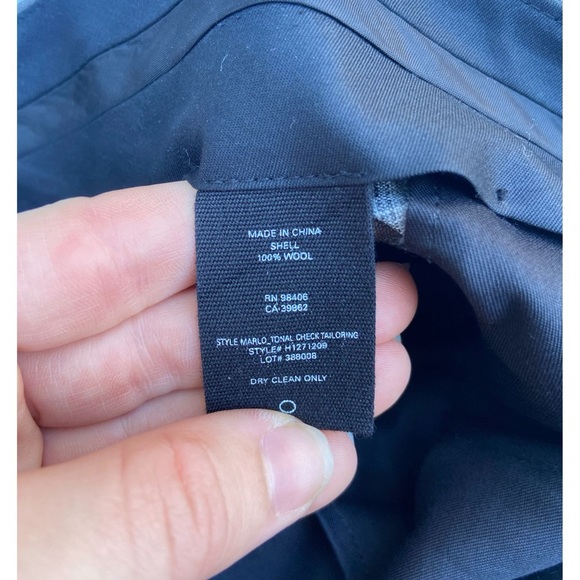 Theory Men’s Gray Plaid 2 piece Suit & Pants - Picture 11 of 12